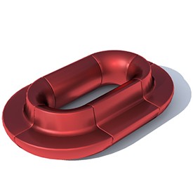 Bez sofa public spaces 3D Object | FREE Artlantis Objects Download